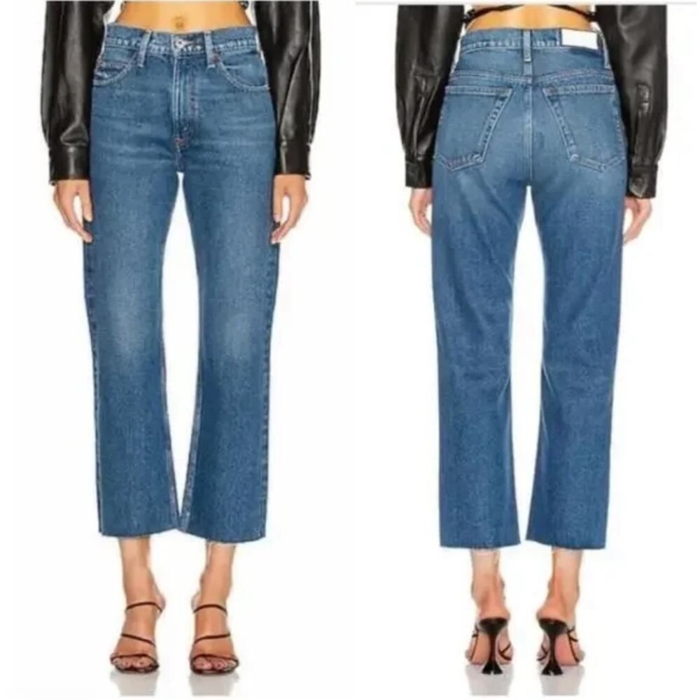 RE/DONE 70S CROP BOOT JEANS - MID 70S Wash Sz 28